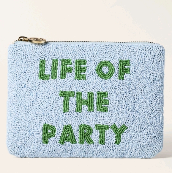 kate spade Handbags - kate spade new york x Target Life of the Party BeadedClutch - Blue/Green
